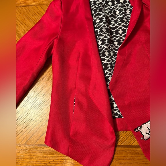 Game day couture Red Blazer with Arkansas Razorback size small - Picture 3 of 10